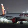 air india express flight catches fire